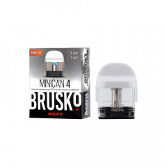 Сменный картридж Brusko Minican 4 - 3 мл (0.8 Ом) - Белый